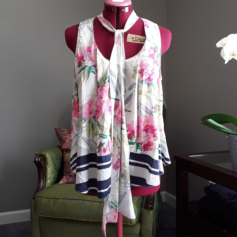 Elizabeth and James silk top
